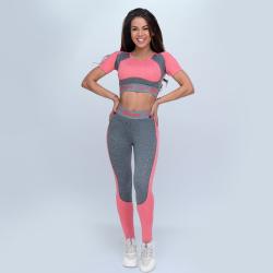GymBeam Športový top Ultrafit Heather Pink