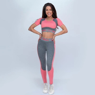 GymBeam Športový top Ultrafit Heather Pink
