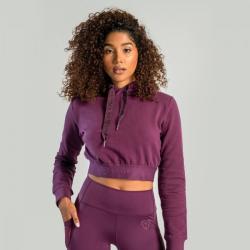 STRIX Dámská mikina Essential Cropped Hoodie Plum