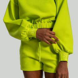 STRIX Dámská mikina Lunar Cropped Chartreuse
