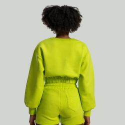STRIX Dámská mikina Lunar Cropped Chartreuse