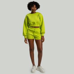 STRIX Dámská mikina Lunar Cropped Chartreuse