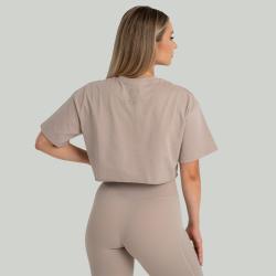 STRIX Dámské tričko CropTop Taupe