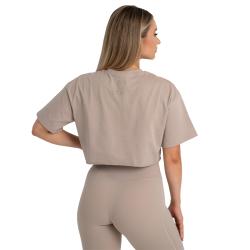 STRIX Dámské tričko CropTop Taupe