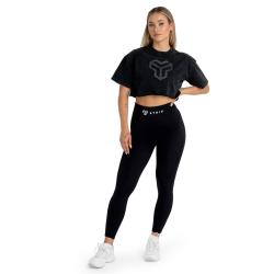 STRIX Dámské tričko CropTop Washed Black