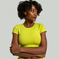 STRIX Dámské triko Essential CropTop Chartreuse