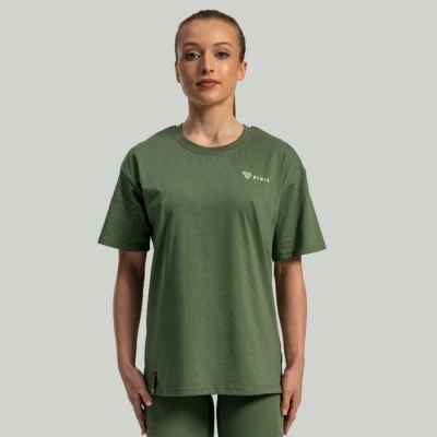 STRIX Dámské triko Lunar Oversized Cedar Green STRIX Dámské triko Lunar Oversized Cedar Green