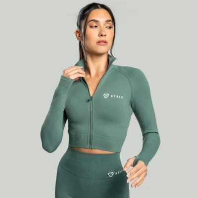 STRIX Dámský top Cropped Seamless Moss STRIX Dámský top Cropped Seamless Moss
