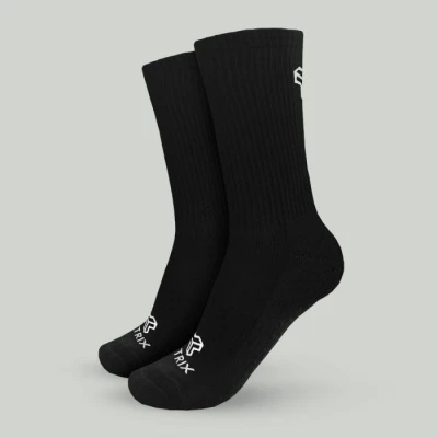 STRIX Funkční ponožky Crew Black