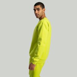 GymBeam STRIX Mikina Relaxed Chartreuse