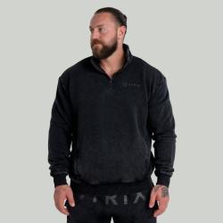GymBeam STRIX Mikina Washed Washed Black