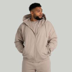 GymBeam STRIX Mikina Zip Taupe