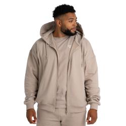 GymBeam STRIX Mikina Zip Taupe