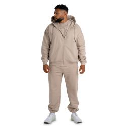 GymBeam STRIX Mikina Zip Taupe