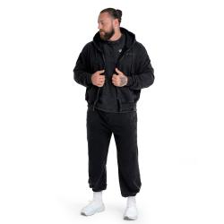 GymBeam STRIX Mikina Zip Washed Black