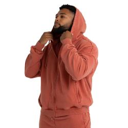 GymBeam STRIX Mikina Zip Washed Terra