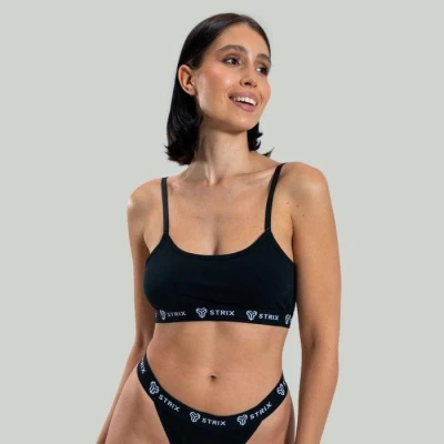 STRIX Podprsenka String Bralette Black STRIX Podprsenka String Bralette Black