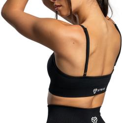 STRIX Sportovní podprsenka Seamless String Black