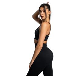 STRIX Sportovní podprsenka Seamless String Black