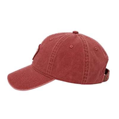 GymBeam Sunday Dad Cap Washed Burgundy pánská kšiltovka