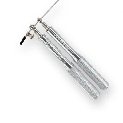 GymBeam Švihadlo Metal Jumping Rope Silver