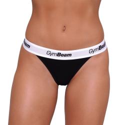 GymBeam Kalhotky Tanga 3Pack Black