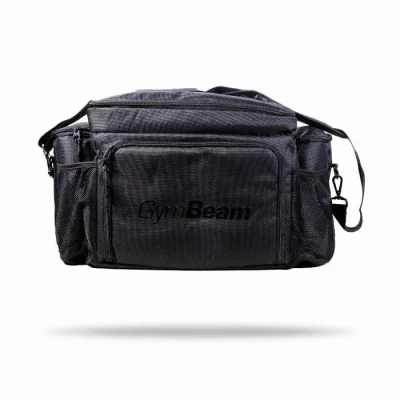 GymBeam Taška na jídlo Fit Prep Black + 6 krabiček GymBeam Taška na jídlo Fit Prep Black + 6 krabiček