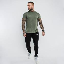 GymBeam Tepláky Slimfit Black IBA S (VÝPREDAJ)