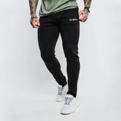 GymBeam Tepláky Slimfit Black POUZE XL (VÝPRODEJ)