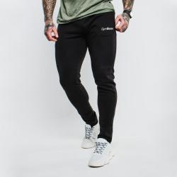 GymBeam Tepláky Slimfit Black POUZE XL (VÝPRODEJ)