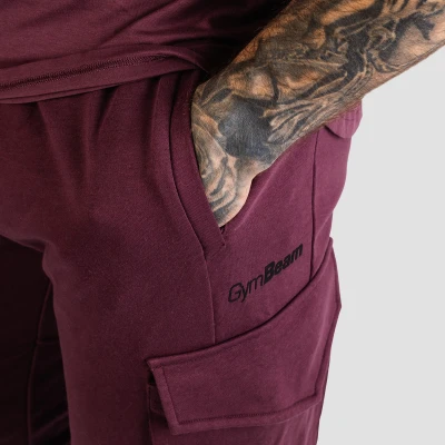 GymBeam Tepláky TRN Eggplant