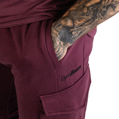 GymBeam Tepláky TRN Eggplant