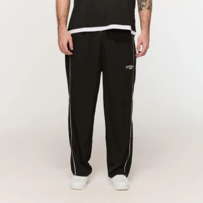 GymBeam Tepláky Varsity Black GymBeam Tepláky Varsity Black