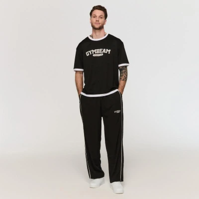 GymBeam Tepláky Varsity Black