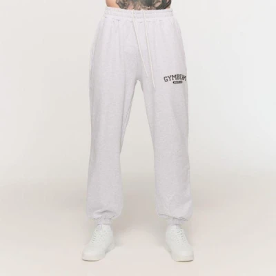 GymBeam Tepláky Varsity Grey GymBeam Tepláky Varsity Grey