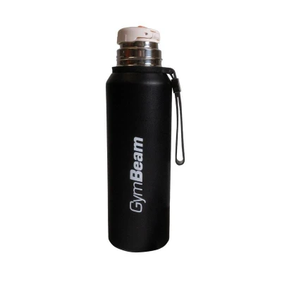 GymBeam Termoska Vacuum Flask Steel Black 1000 ml (VÝPRODEJ)
