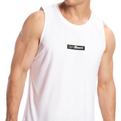 GymBeam Men‘s Combat Tank Top White