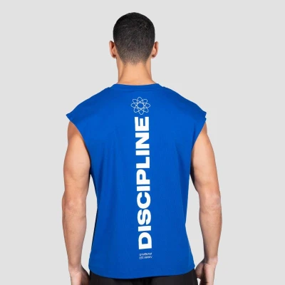 GymBeam Tílko Discipline Blue