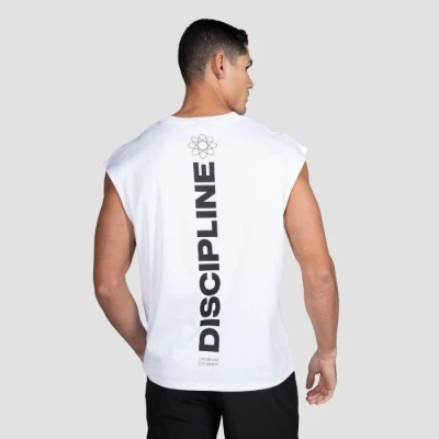 GymBeam Tílko Discipline White