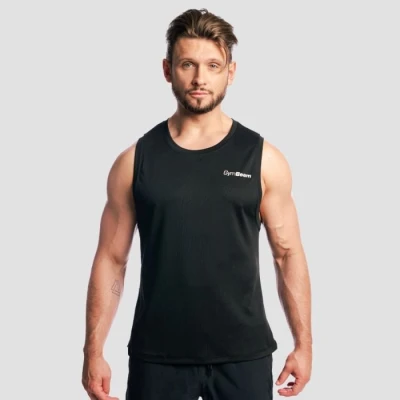 GymBeam Mesh Base Black pánské tílko