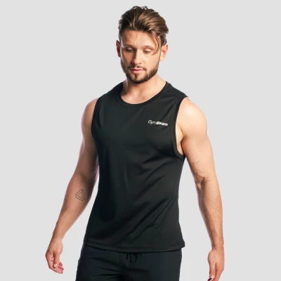 GymBeam Mesh Base Black pánské tílko