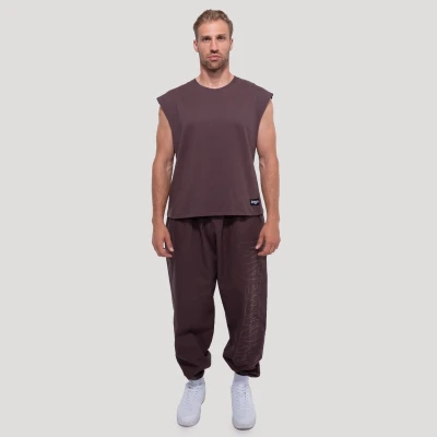 GymBeam Persistence Brown pánské tílko