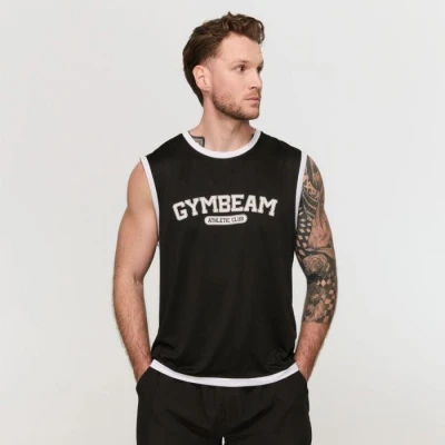 GymBeam Tílko Varsity Black GymBeam Tílko Varsity Black