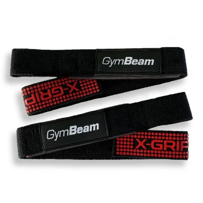 GymBeam Trhačky X-Grip POUZE uni - černá (VÝPRODEJ)
