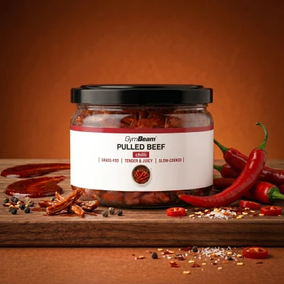 GymBeam Trhané hovězí Chilli 250 g