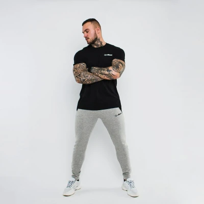 GymBeam Tričko Basic Black IBA XXL (VÝPREDAJ)