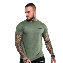 GymBeam Tričko Basic Heather Military