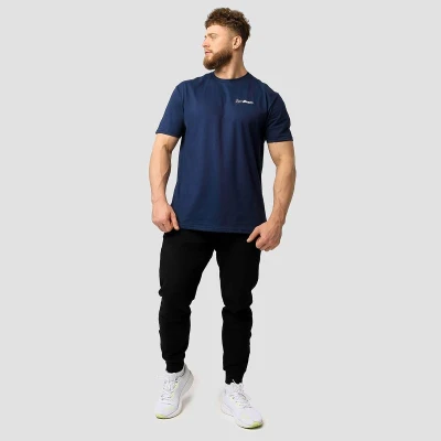 GymBeam Tričko Basic Navy Blue POUZE L (VÝPRODEJ)