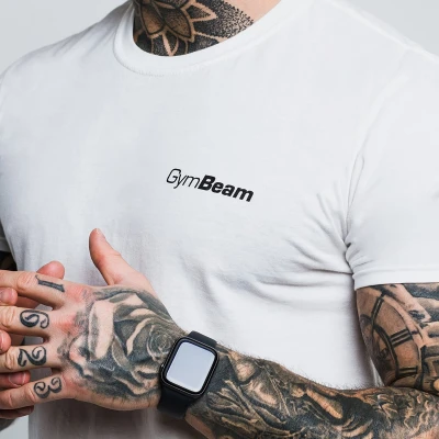 GymBeam Tričko Basic White
