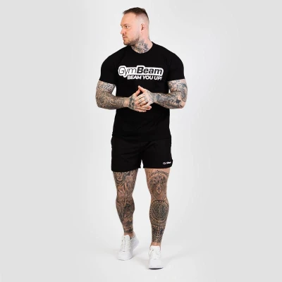 GymBeam Tričko Beam Black